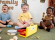 Nursery children developing social skills through play