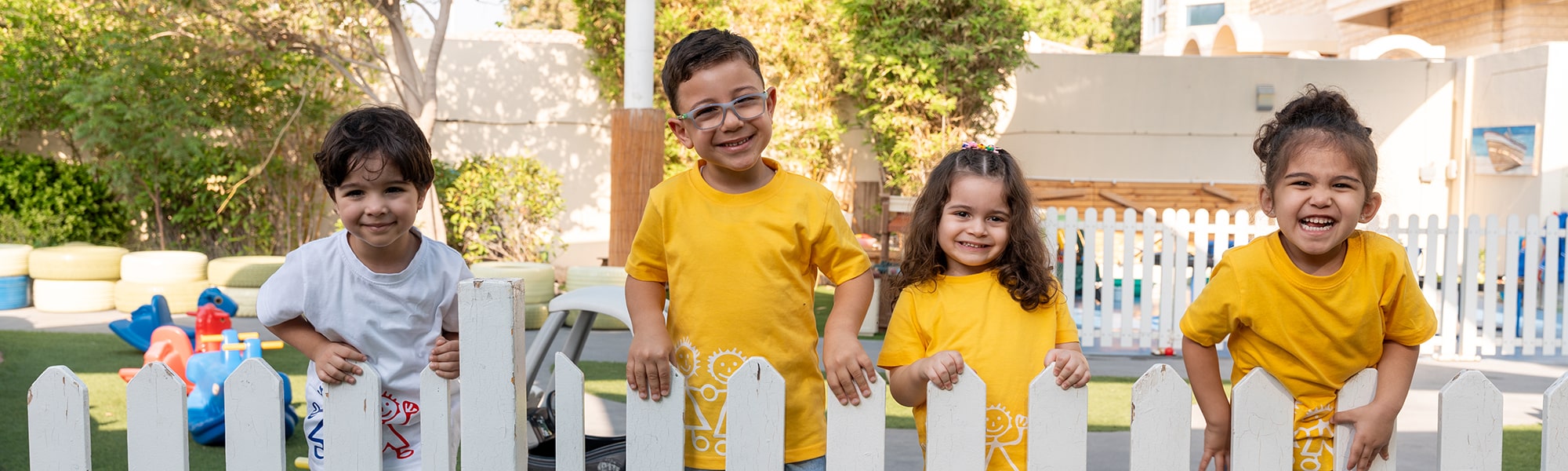 Children playing together at Bright Beginnings Nursery